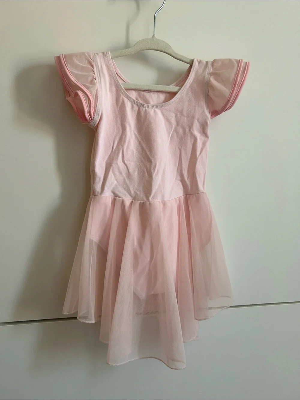 Girls Light Pink Tulle Ballet Dance Dress - Size 110 (US5)